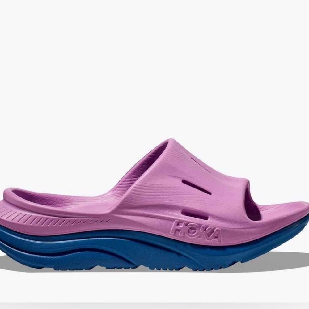 NWT! HOKA ONE ONE Unisex ORA Recovery Slide 3 Coastal Sky Womens 15 / Mens 13